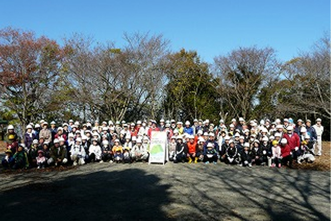 漁業者の森づくりの集合写真