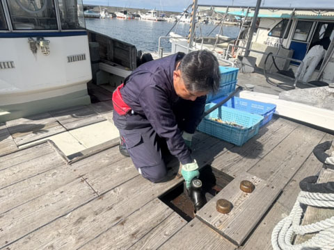 船舶給油所による漁船への燃料供給