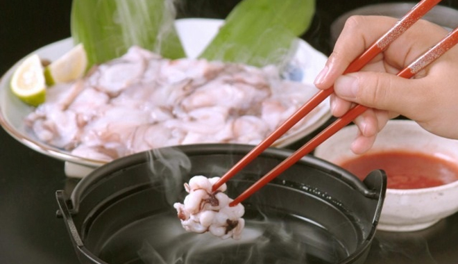 明石ダコの花しゃぶ